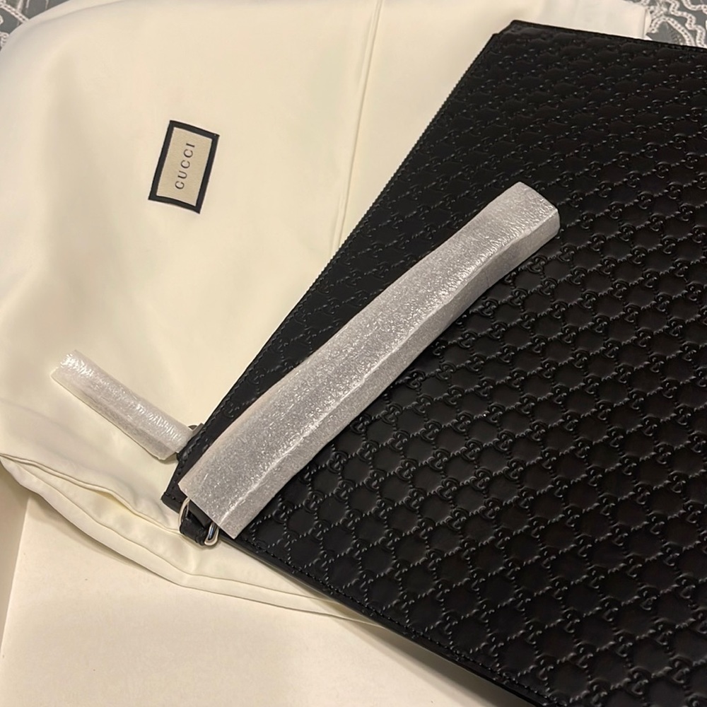 New Gucci Guccissima Clutch